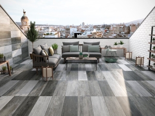 Nâng tầm không gian cho ngôi  nhờ gạch giả gỗ cao cấp 