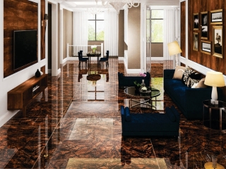 Xu hướng thiết kế gạch lát nền phòng khách 80x80