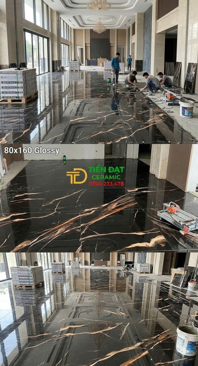 Tổng Kho Gạch 80x160 Ấn Độ Đen Trắng Vàng Tại Quận 7