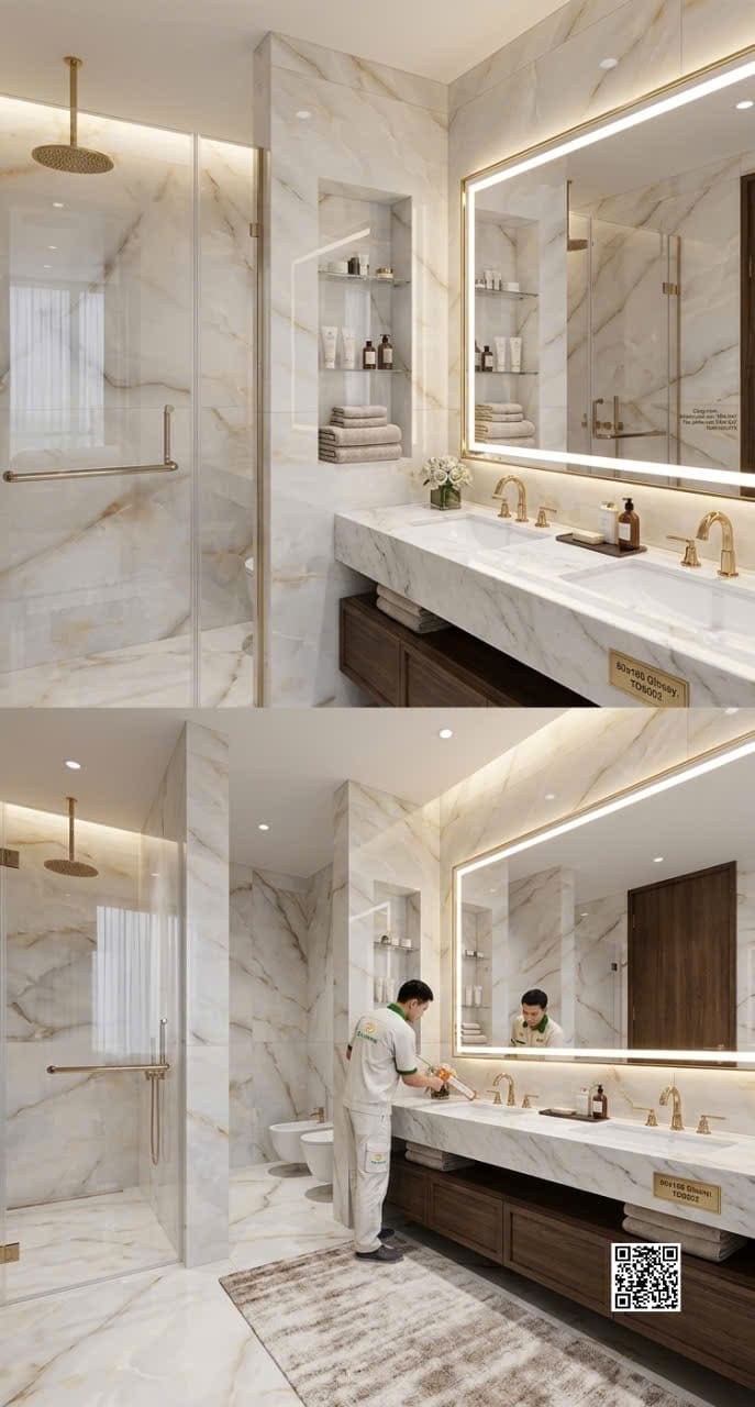 Gạch Cao Cấp Ấn Độ 80x160 Ốp Lát Khách Sạn 
