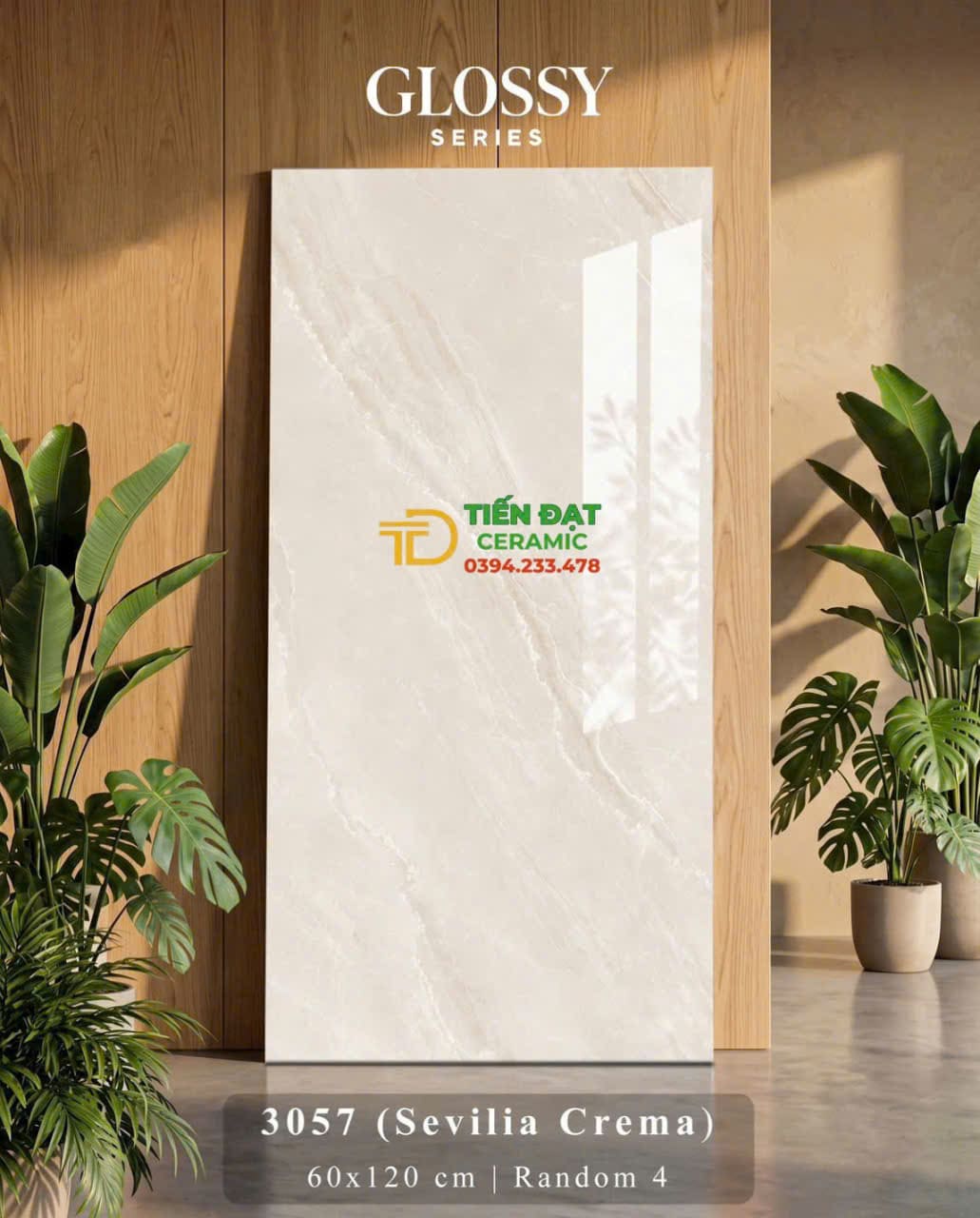 Gạch Bóng Kiếng Kim Cương 60x120 Ốp Lát Mẫu Mới