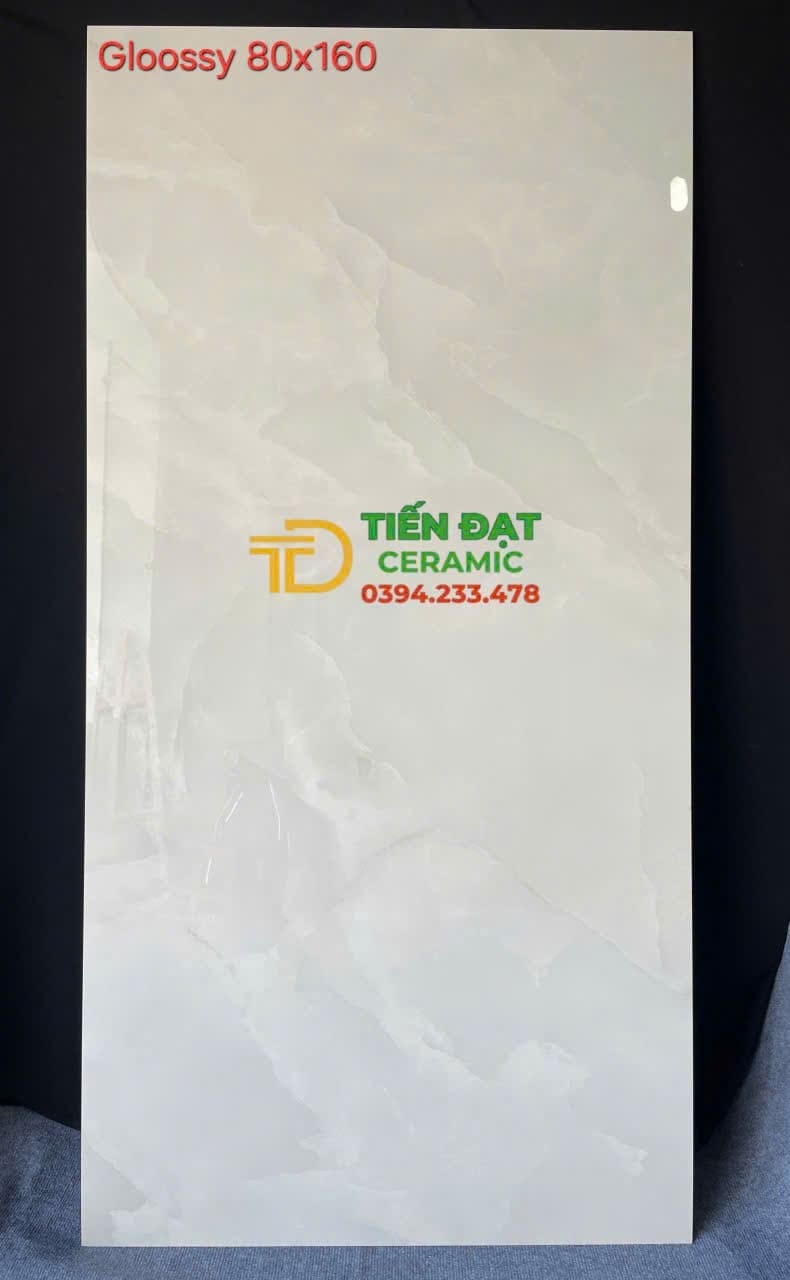 Gạch Bóng Kiếng Vi Tinh 80x160 Cao Cấp Ốp Lát
