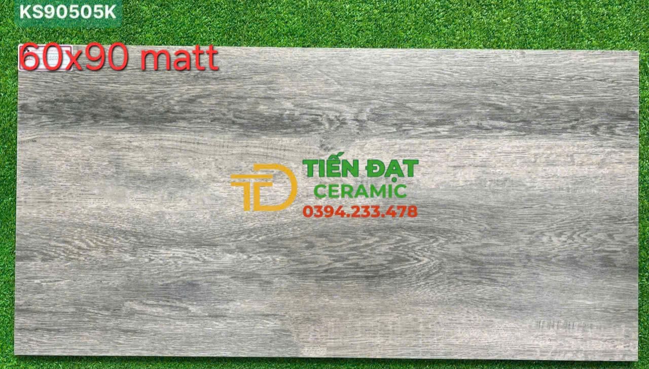 Gạch Đá Granite 60x90 Vân Trắng Xám Lát Phòng Ngủ