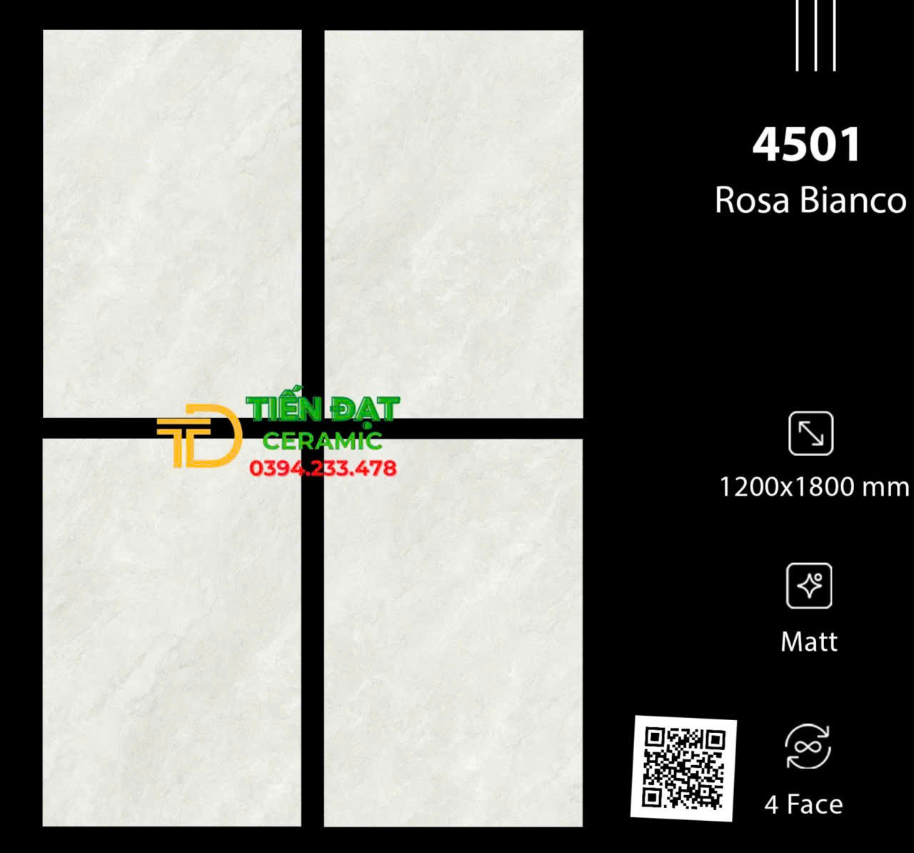 Gạch Khổ Lớn 120x180 Đá Mờ  Ốp Lát Quầy Tiếp Tân Đại Sảnh