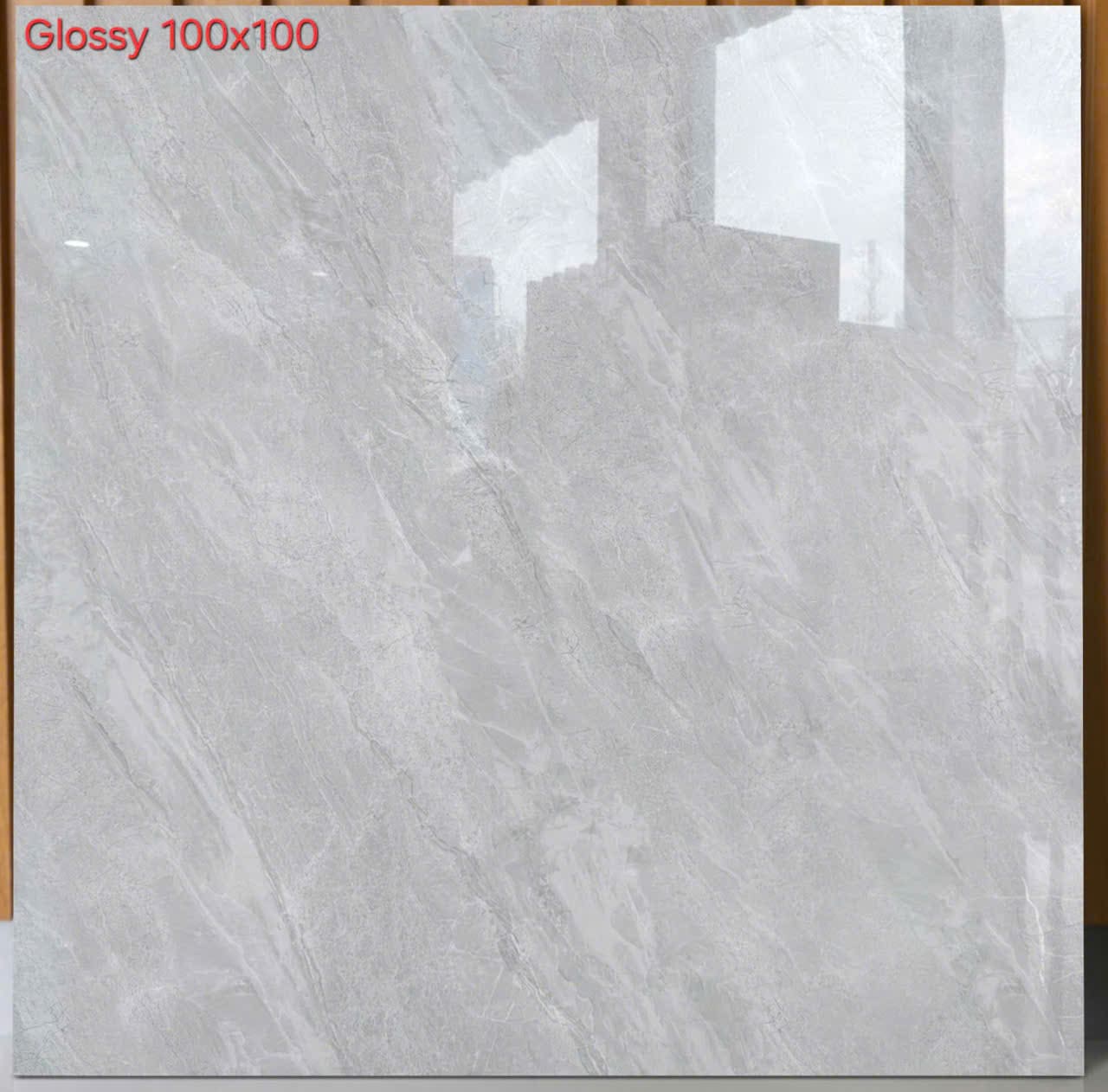 Gạch Đá Viglacera Cao Cấp 100x100 Vân Xám Giả Đá   