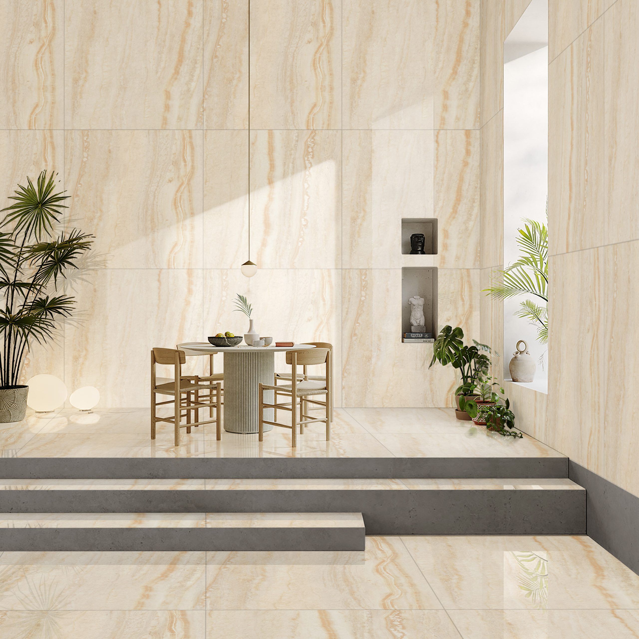 Gạch Granite 120x120 Bóng Kiếng