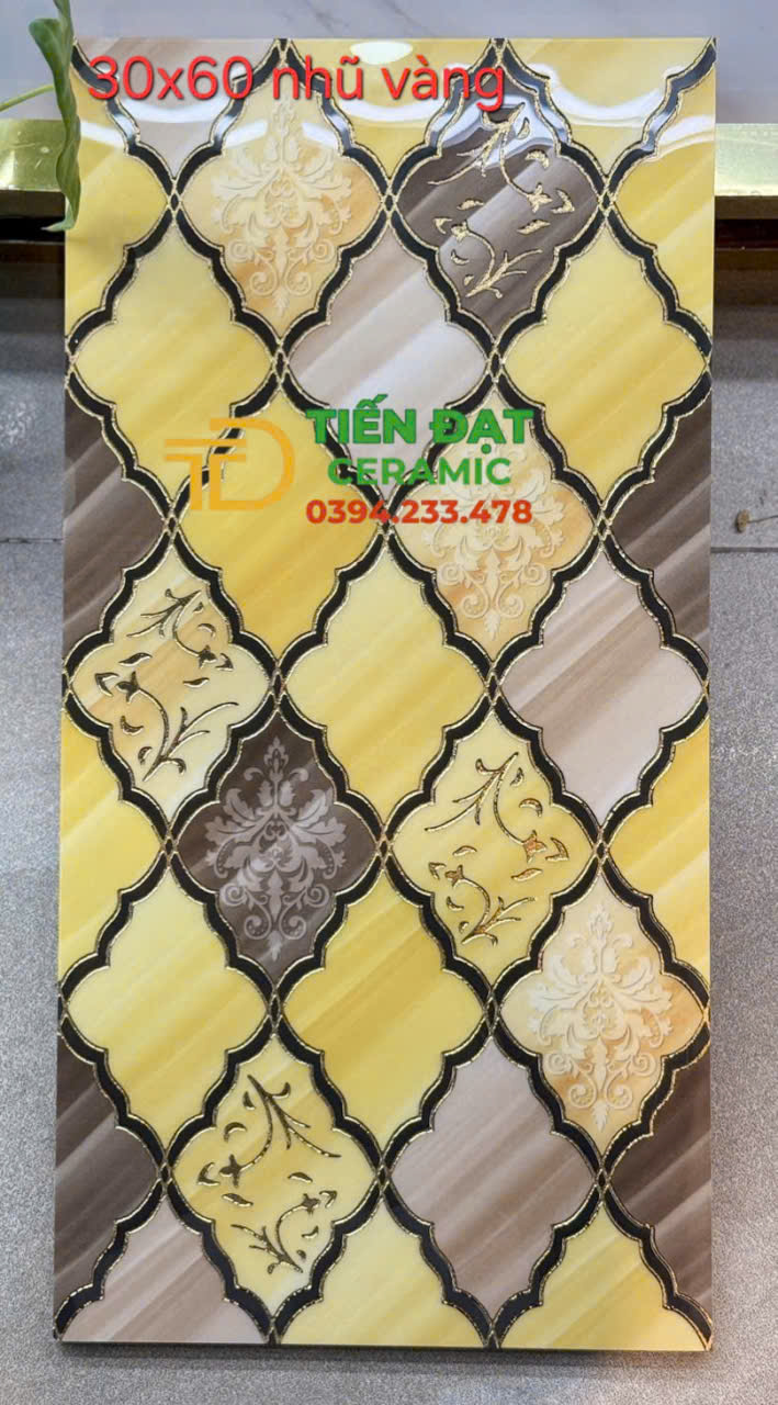 Gạch Khắc Kim 30x60 Ốp Trang Trí Quán bar karaoke
