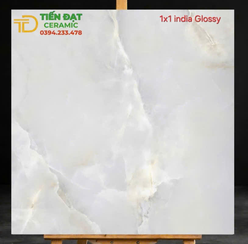 Gạch Khổ Lớn Ấn Độ 100x100 Vân Ngọc Thạch Lát Khách Sạn