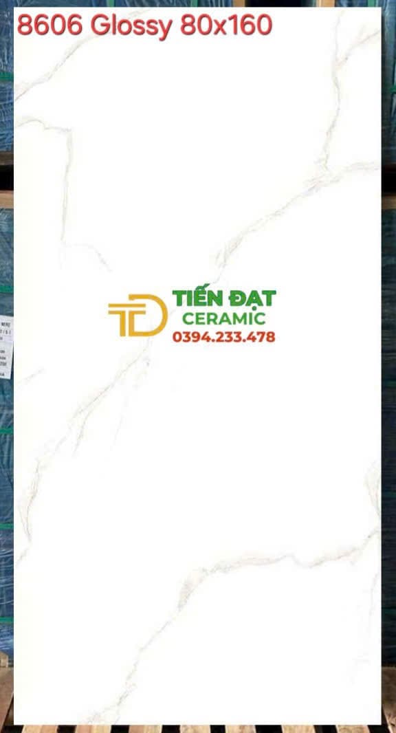 Gạch Khổ Lớn Ốp Tường 80x160 Trắng Vân Nhẹ Mới Nhất