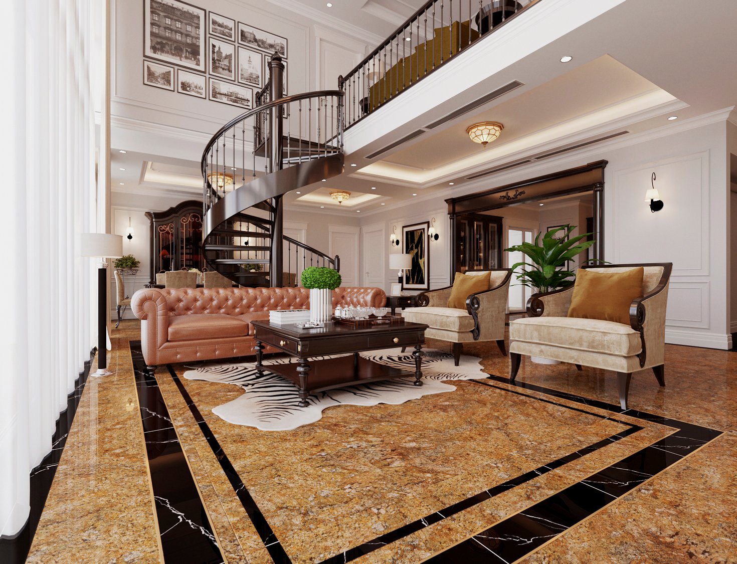 Gạch Lát Nền Biệt Thự Đẹp