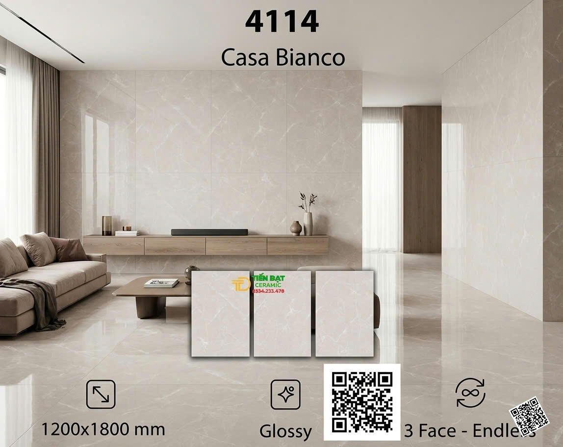 Gạch Khổ Lớn Ấn Độ 120x180 Ốp Lát Phòng Khách 