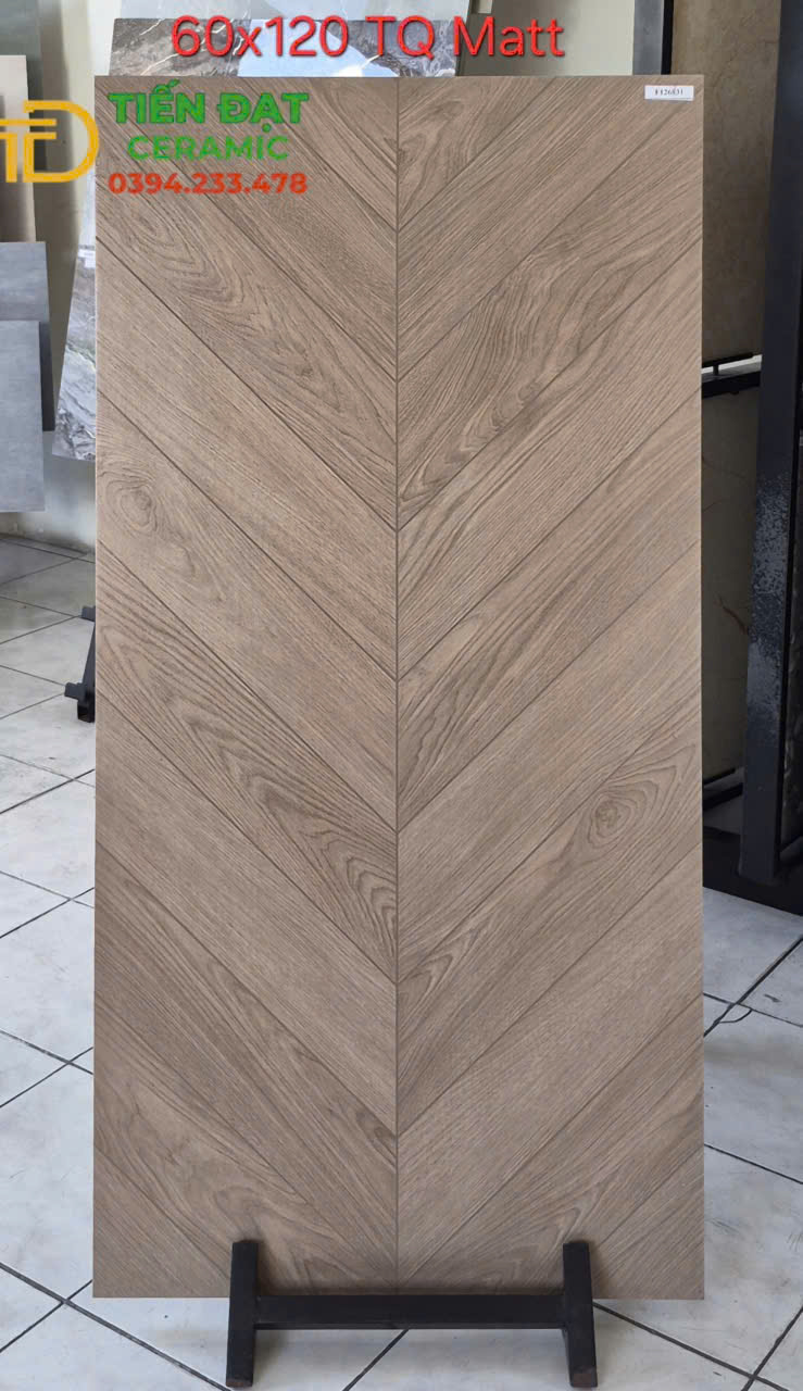 Gạch Vân Giả Gỗ Xương Cá 60x120 Trung Quốc Tại Bình Tân