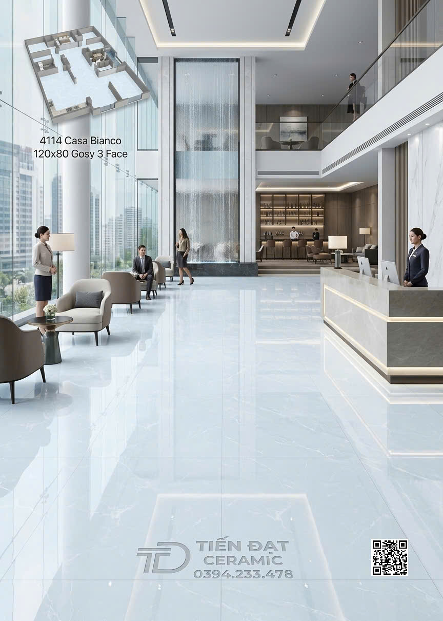 Gạch Khổ Lớn Ấn Độ 120x180 Ốp Lát Biệt Thự 