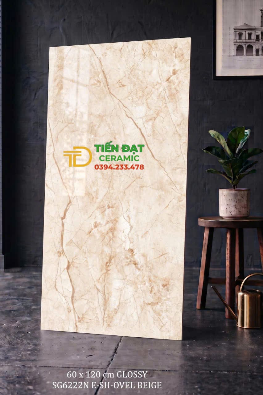 Kho Gạch Ấn Độ 60x120 Vân Vàng Mẫu Mới Giá Rẻ