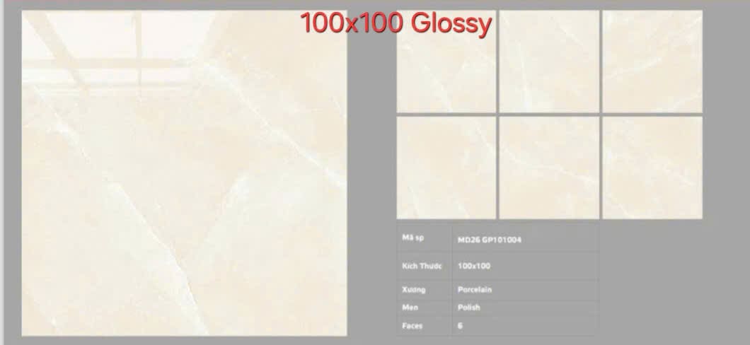 Kho Gạch Viglacera 1000x100 Vân Vàng Tại Miền Nam