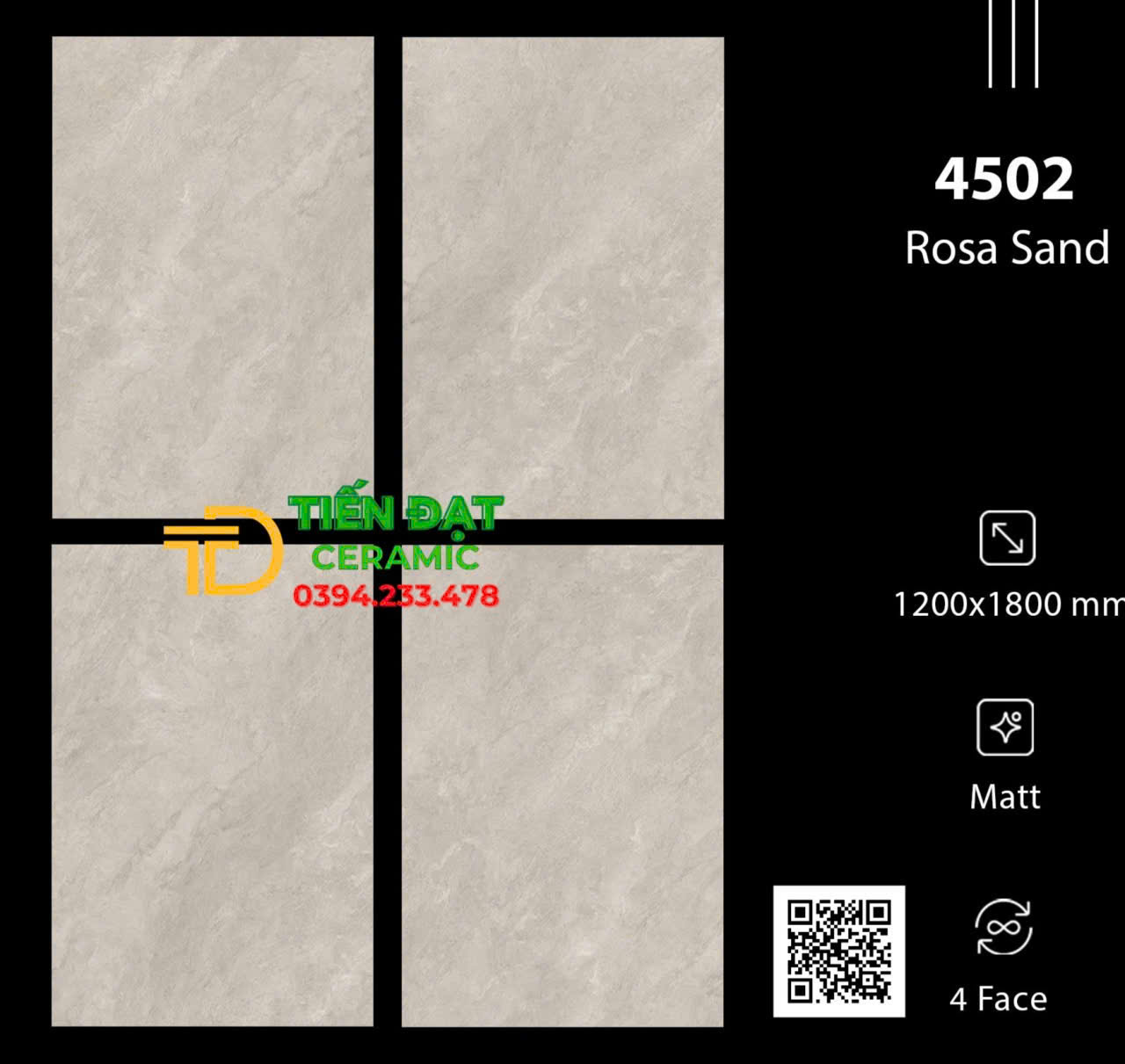 Tổng Kho Gạch Đá Mờ 120x180 Ấn Độ Lớn Nhất Miền Nam 