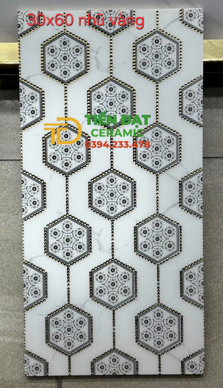 Tổng Kho Gạch Trung Quốc Tại Miền Nam 30x60 Khắc Kim 