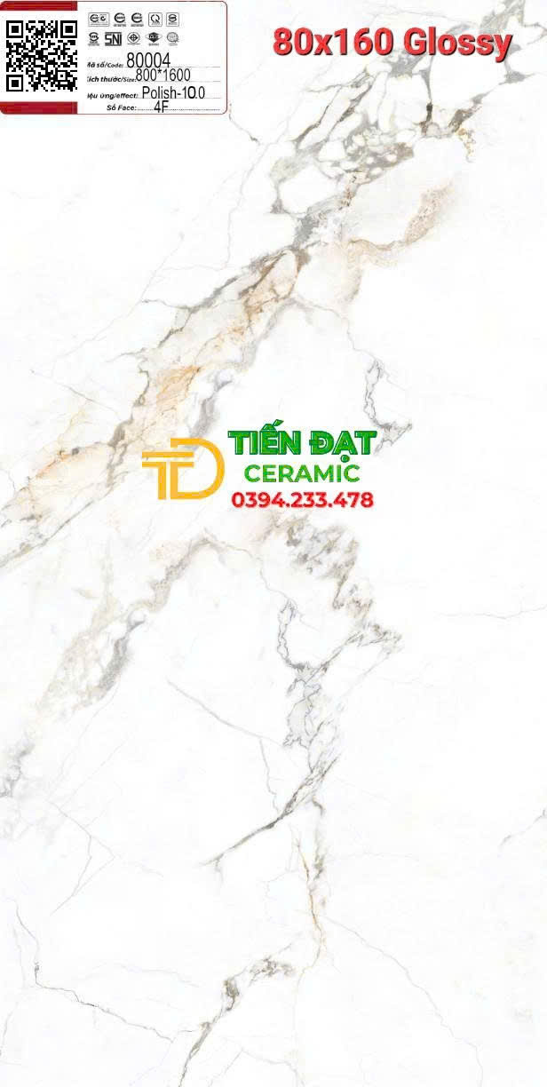 Top 12 Mẫu Gạch Khổ Lớn 80x160 Prime Bóng Kiếng Vi Tinh