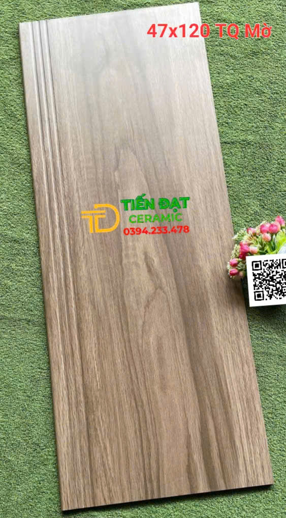 Gạch Lót Cầu Thang 47x120 TQ Giả Gỗ Mới Đẹp Rẻ 