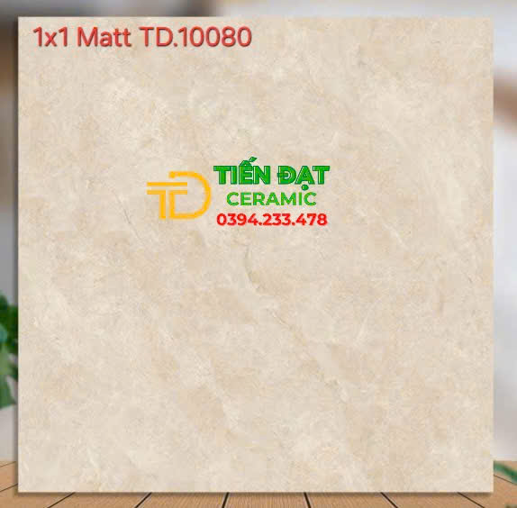 Đá Mờ Khổ Lớn 100x100 Catalan Vân Vàng Kem Ốp Lát