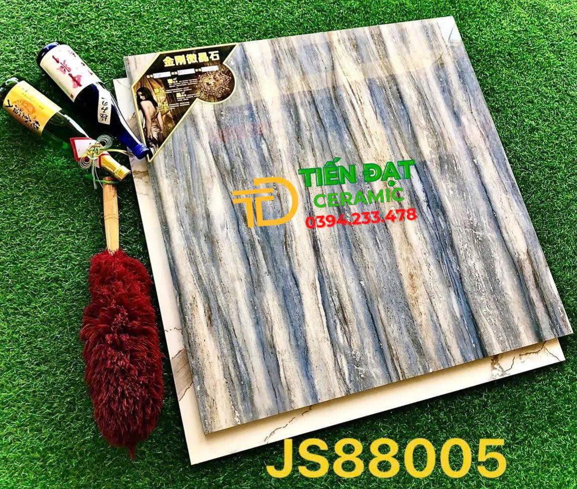 Gạch Bóng Kiếng 80x80 Lát Nền Nhũ Vàng TQ