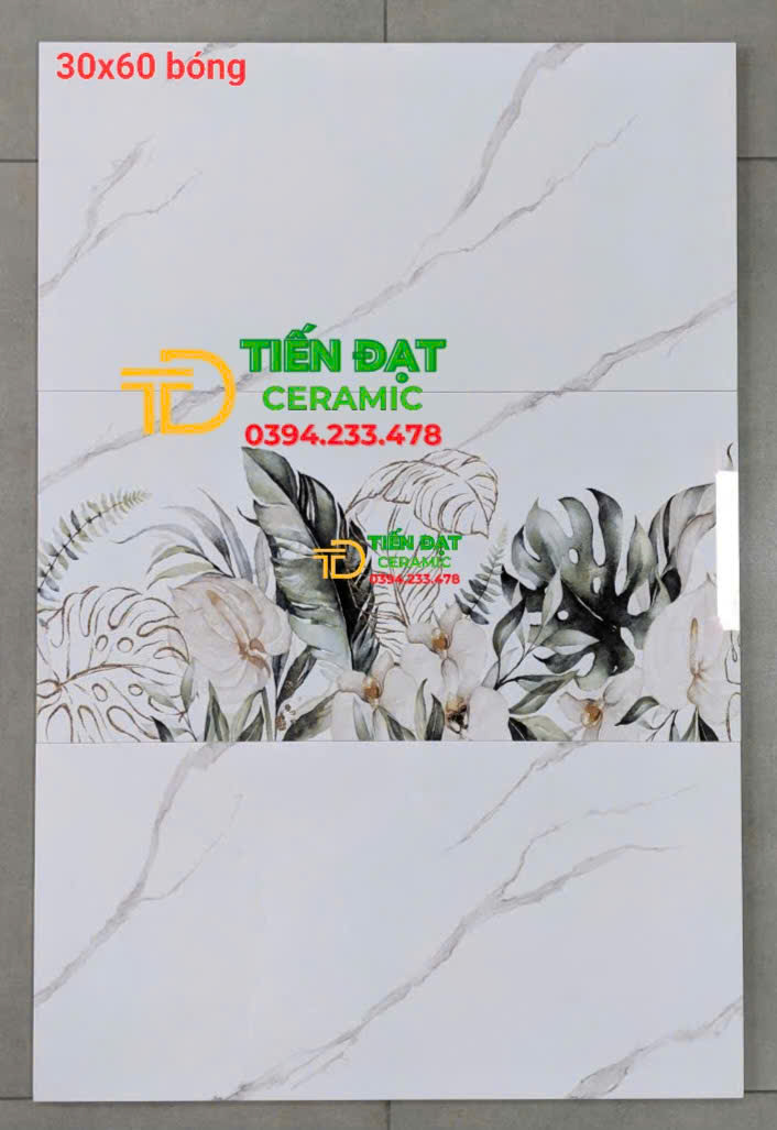 Gạch Cao Cấp 30x60 Đá Bóng Kiếng Vi Tinh Apodio