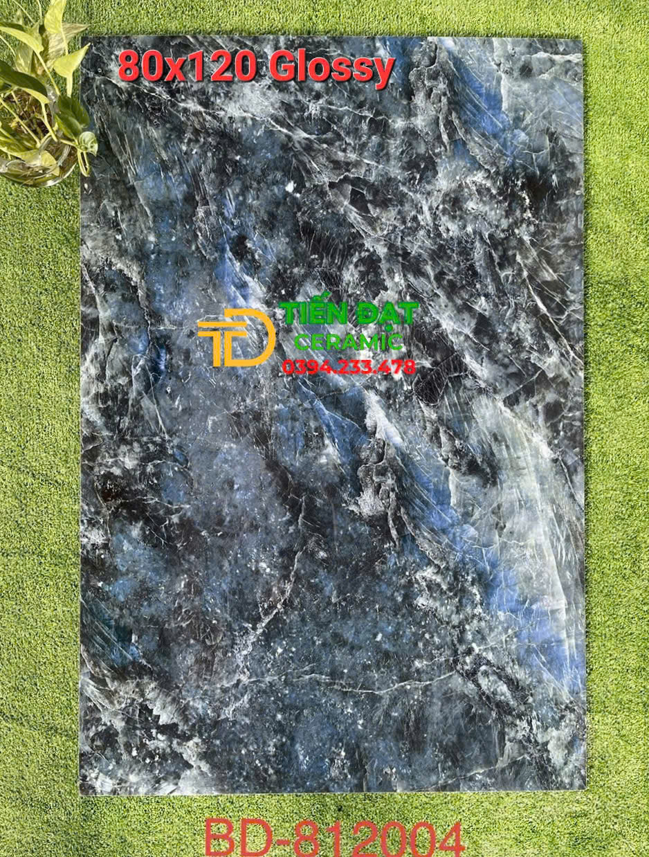 Gạch Đá Khổ Lớn Tasa 80x120 Ốp Mặt Tiền Vân Đá Trắng