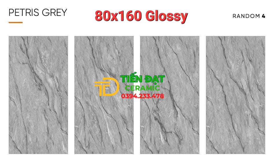 Gạch Khổ Lớn 80x160 Vân Xám Đá Lát Nền Cao Cấp