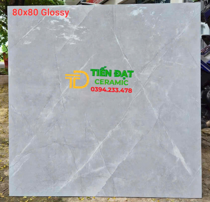Gạch Lát Nền 80x80 Bóng Kiếng Vi Tinh Giá Rẻ