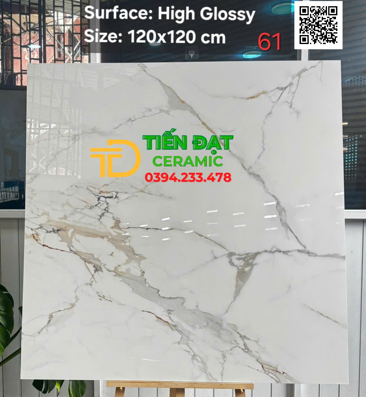 Gạch Lát Nền Khổ Lớn 120x120 Cao Cấp Mẫu Mới Nhất