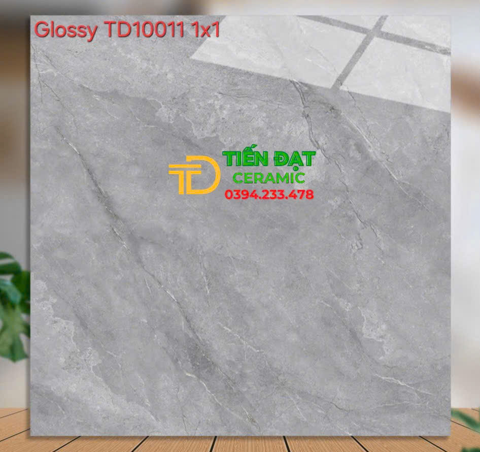 Gạch Lát Nền Khổ Lớn Catalan 100x100 Vân Xám Đá 