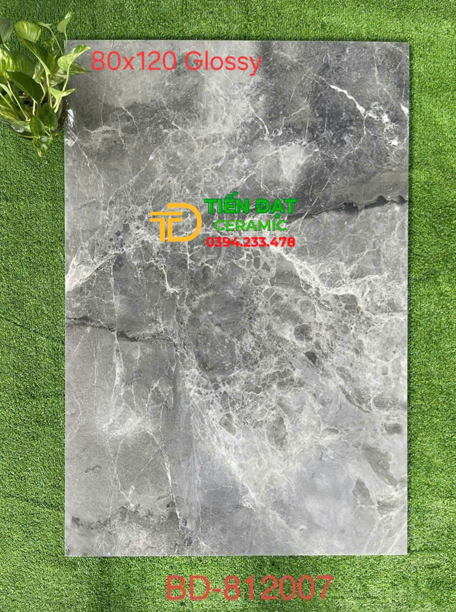 Gạch Lát Nền Tasa 80x120 Bóng kiếng Kim Cương