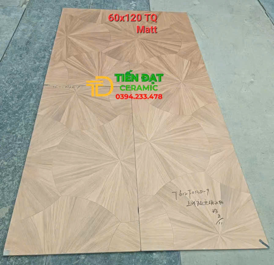 Gạch Nhập Khẩu TQ 60x120 Lát Nền Giả Gỗ Cao Cấp