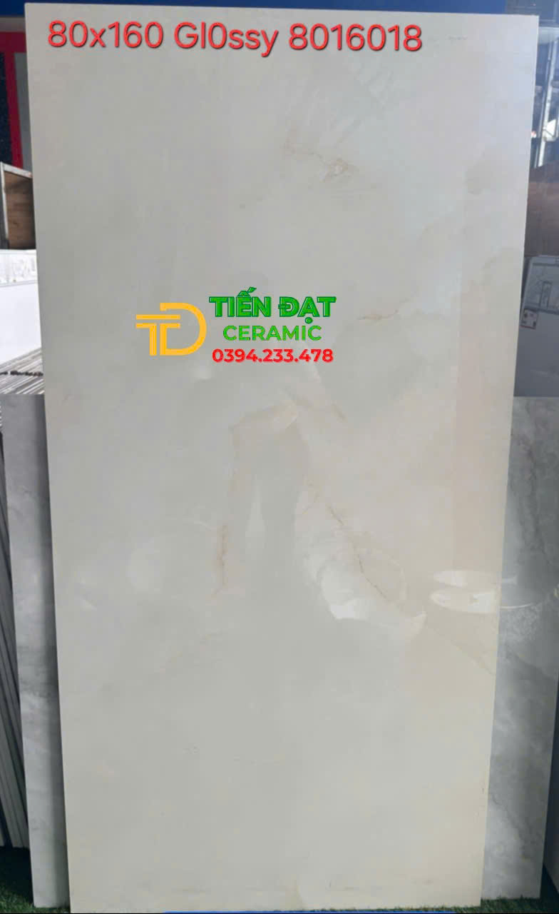 Gạch Ốp Lát 80x160 Khổ Lớn Vân Vàng Nhạt Tại Củ Chi