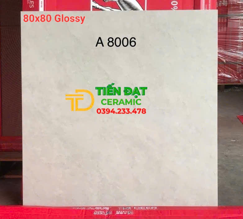 Gạch Ốp Lát TQ 80x80 Bóng Kiếng Cao Cấp Bình Tân