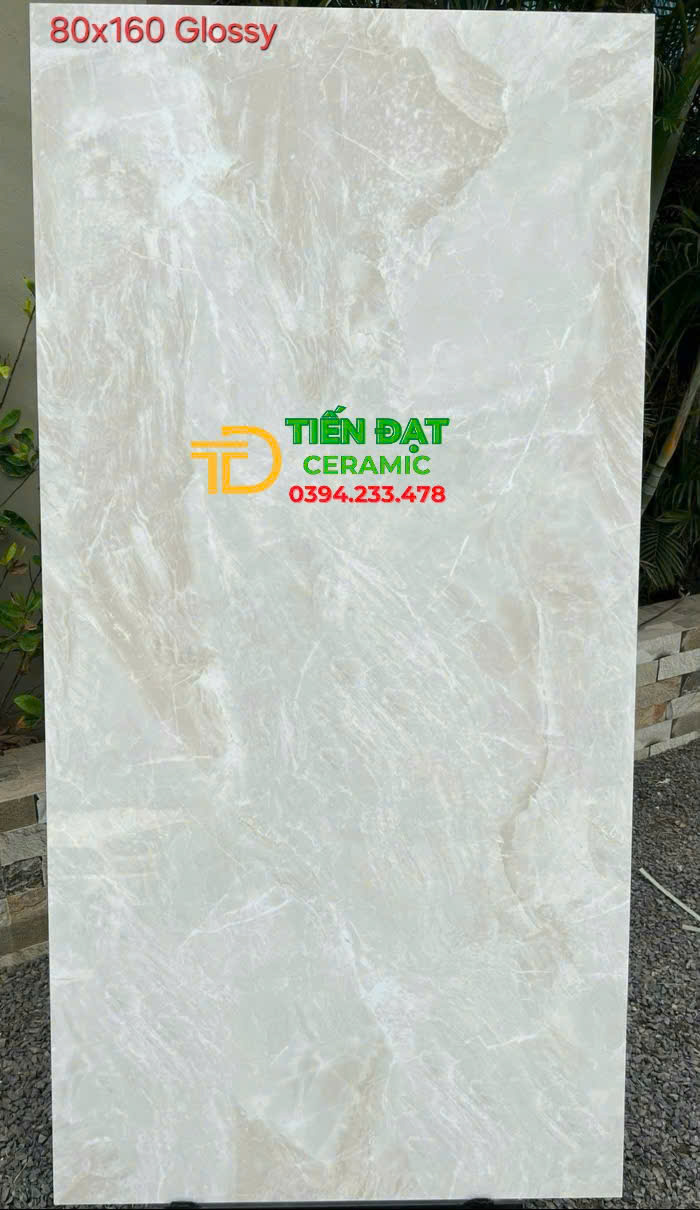 Gạch Ốp Tường Khổ Lớn 80x160 Vân Đá Thạch Anh