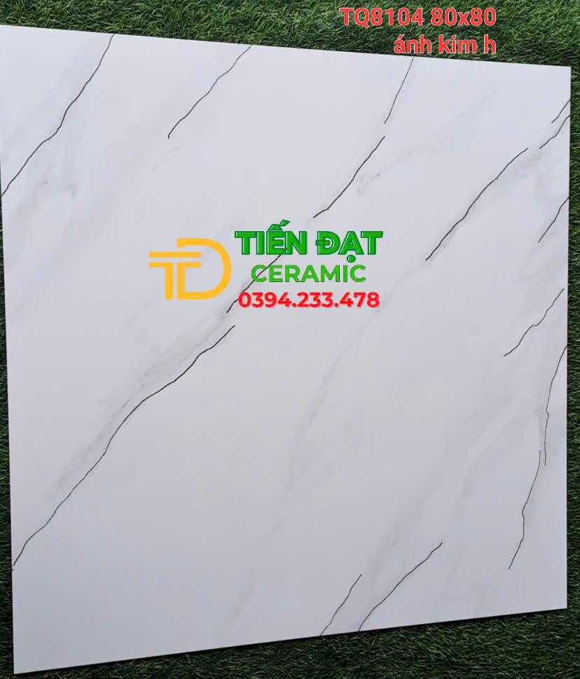 Gạch TQ Ánh Kim 80x80 Ốp Lát Phòng Khách Tại Quận 2