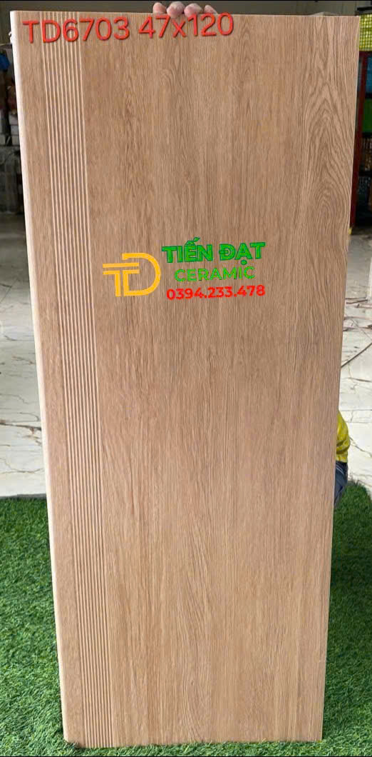 Kho Gạch Cầu Thang TQ 47x120 Giả Gỗ Nhập Khẩu Đẹp Rẻ