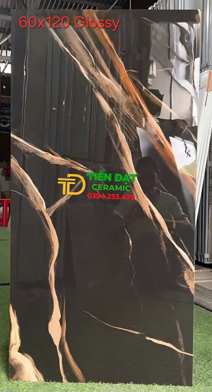 Tổng Kho Gạch 60x120 Đen Ánh Vàng Ấn Độ Tại Miền Nam 