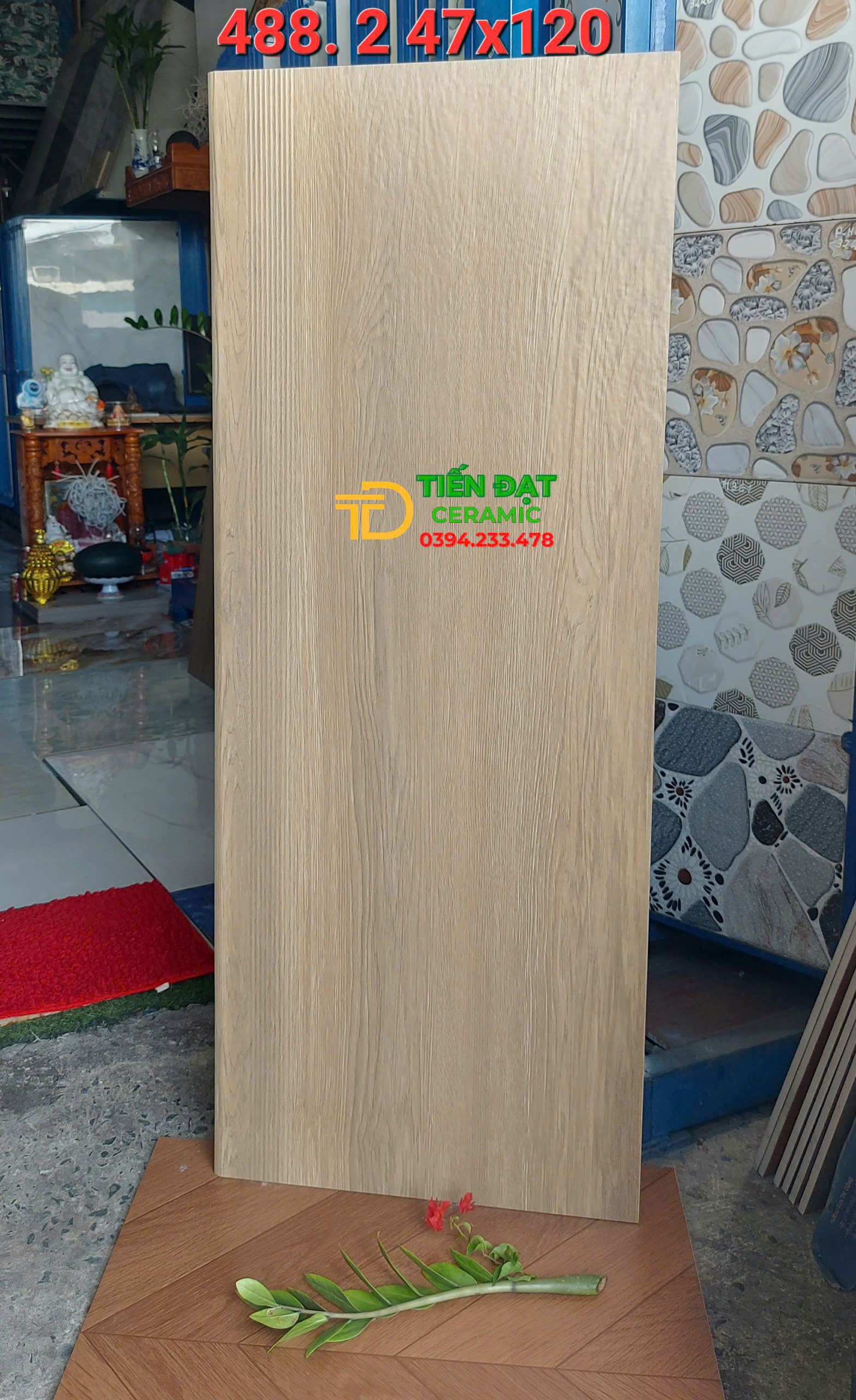 Tổng Kho Gạch Cầu Thang Giả Gỗ TQ 47x120 Đá Mờ Nhám 