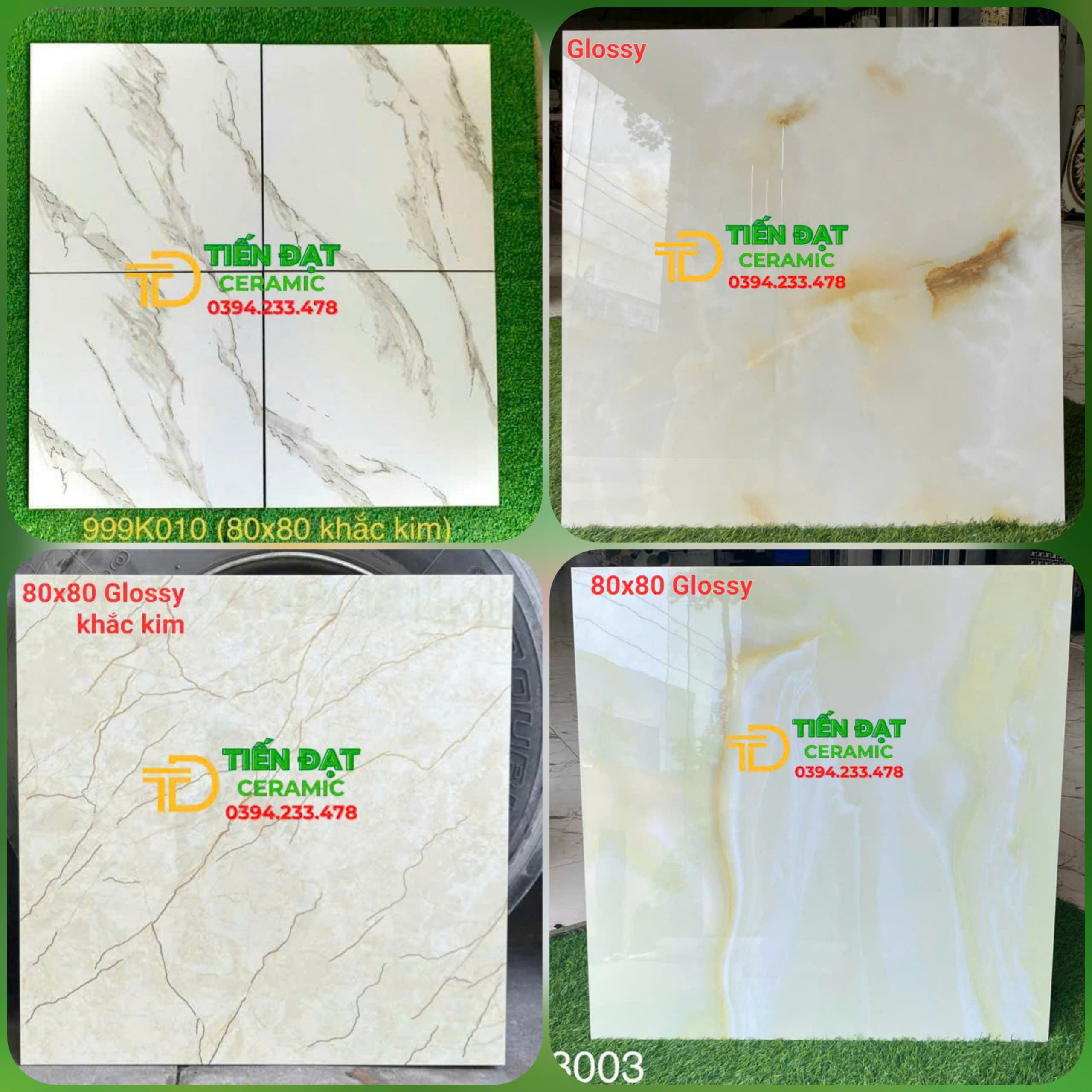 Tổng Kho Gạch Trung Quốc 80x80 Nhũ Vàng Khắc Kim 