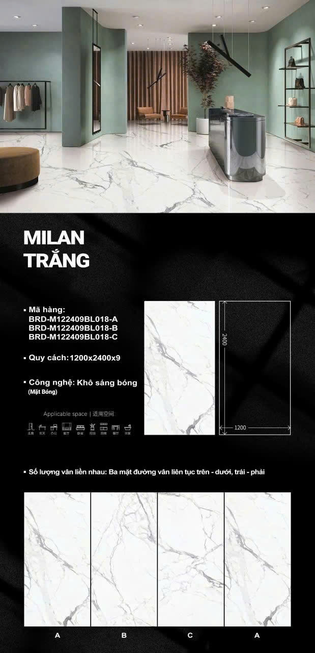 Top 89 Mẫu Gạch Bản To 120x240 Trắng Vân Xám Lát Nền
