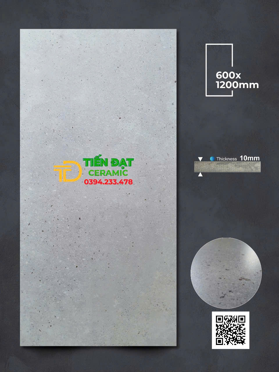 Gạch Lát Nền 60x120 Apodio Đá Mờ Tinh Thể Caving