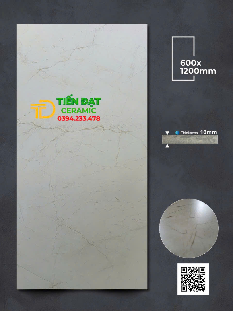 Đá Đồng Chất 60x120 Ốp Tường  Apodio Tinh Thể Độ Dày 10m
