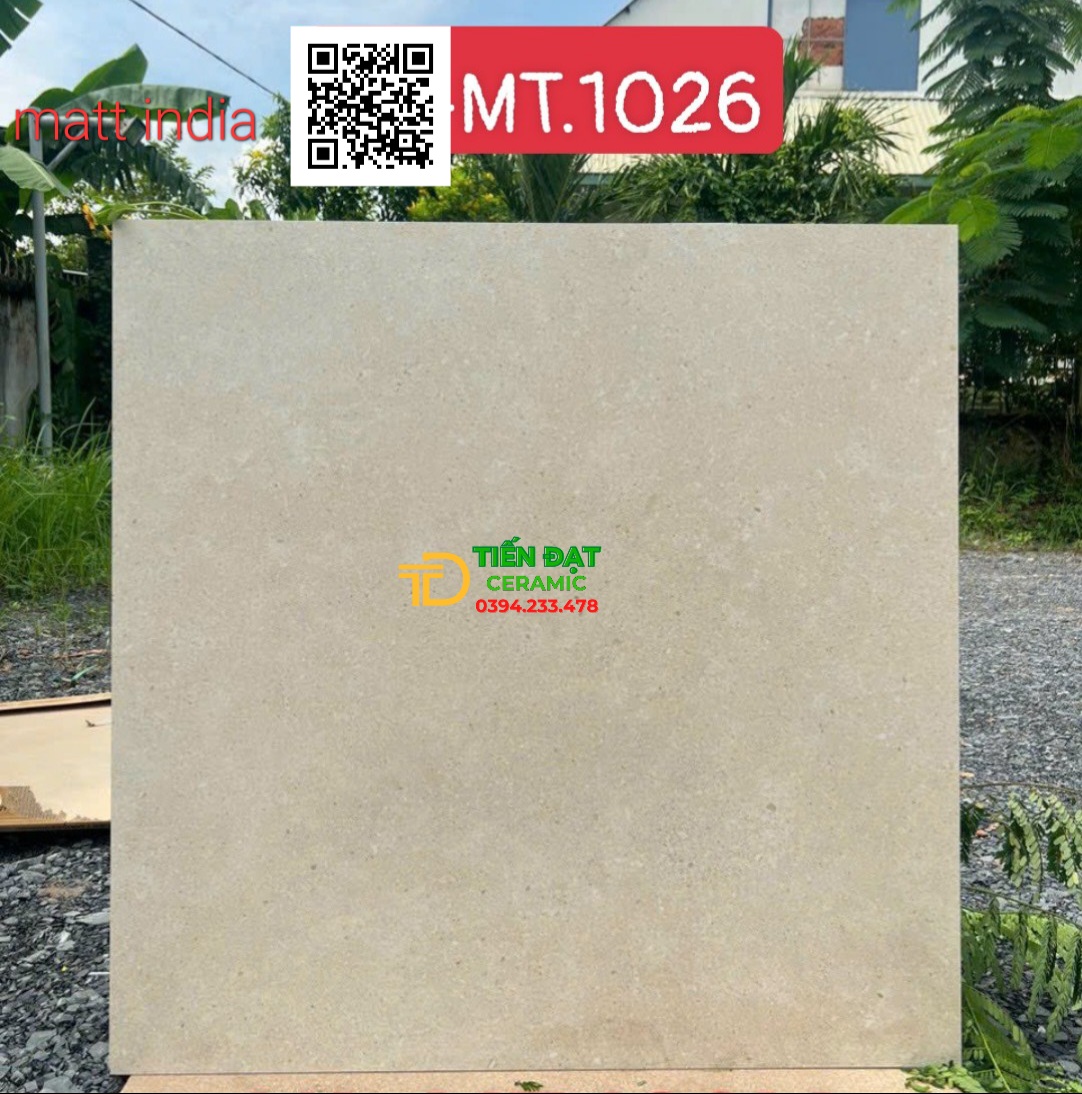 Đá Mờ Marble 100x100 Vàng Kem Ốp Lát Phòng Khách