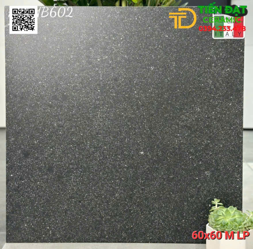 Gạch Đá Mờ Nhám Apodio 60x60 Vân Xám Xi Măng 