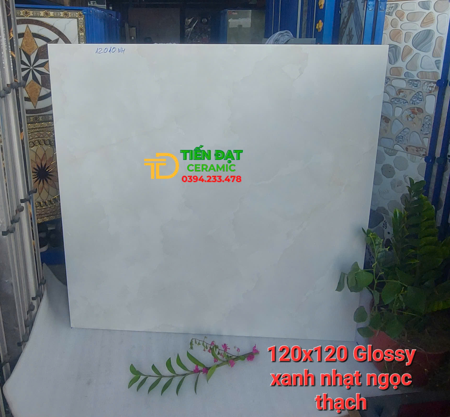 Gạch Khổ Lớn 120x120 Bóng Kiếng Vi Tinh Tại Sóc Trăng