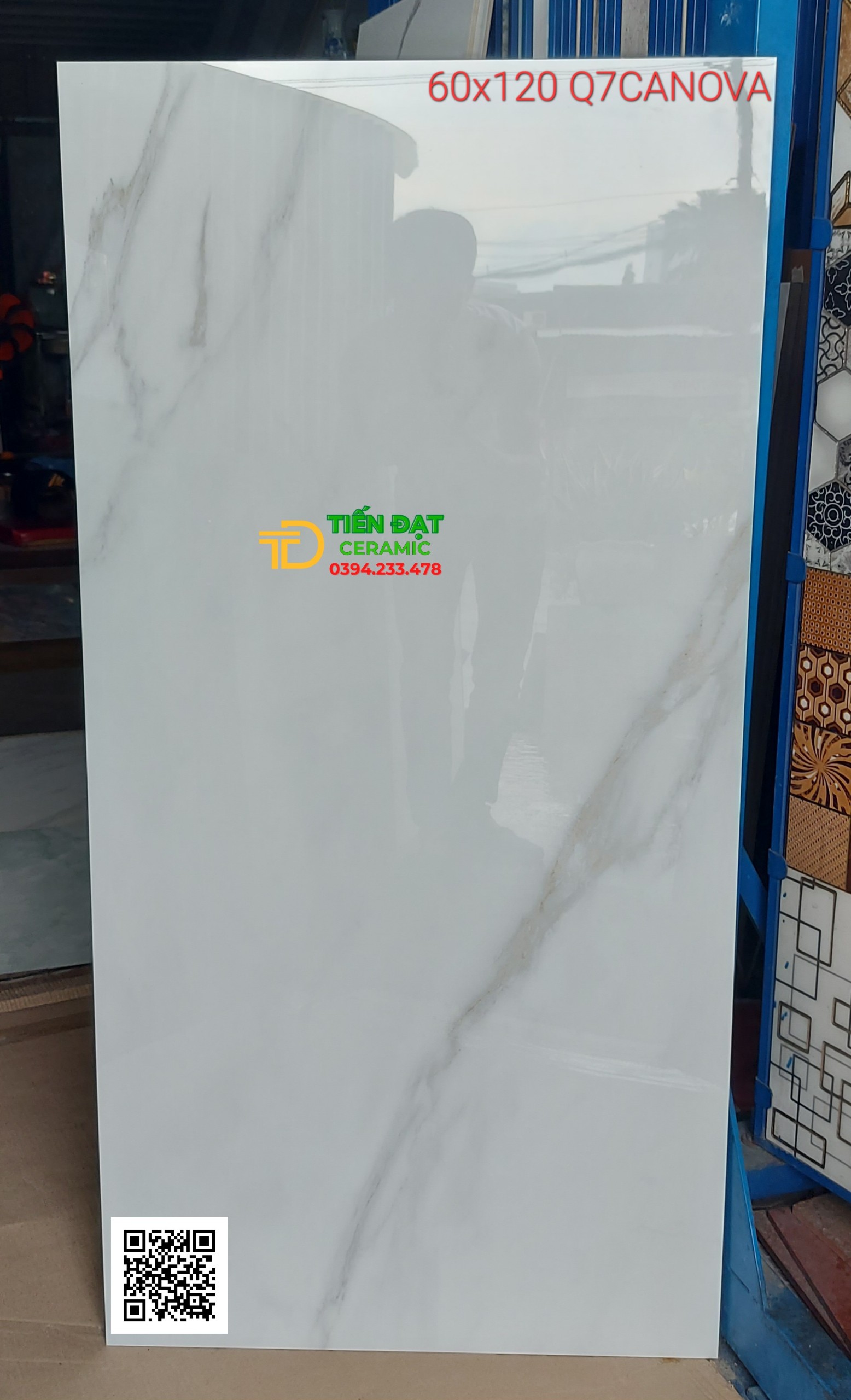 Đá Marble Cao Cấp 60x120 Ốp Lát Trắng Vân Khói Giá Rẻ