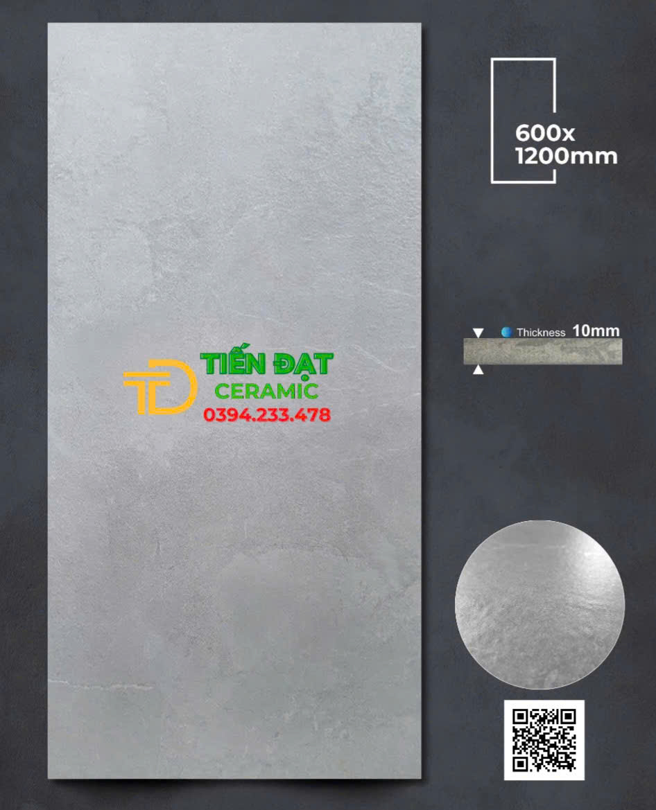 Gạch Lát Nền Sân Thượng 60x120 Apodio Mờ Tinh Thể