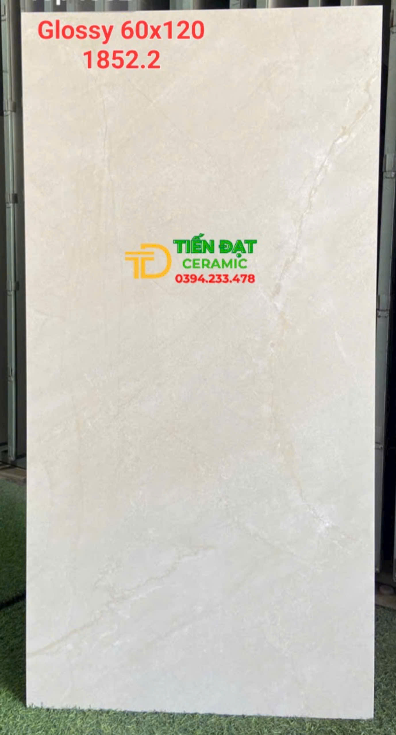 Gạch Marble Lát Nền TASA 60x120 Vân Vàng Nhạt